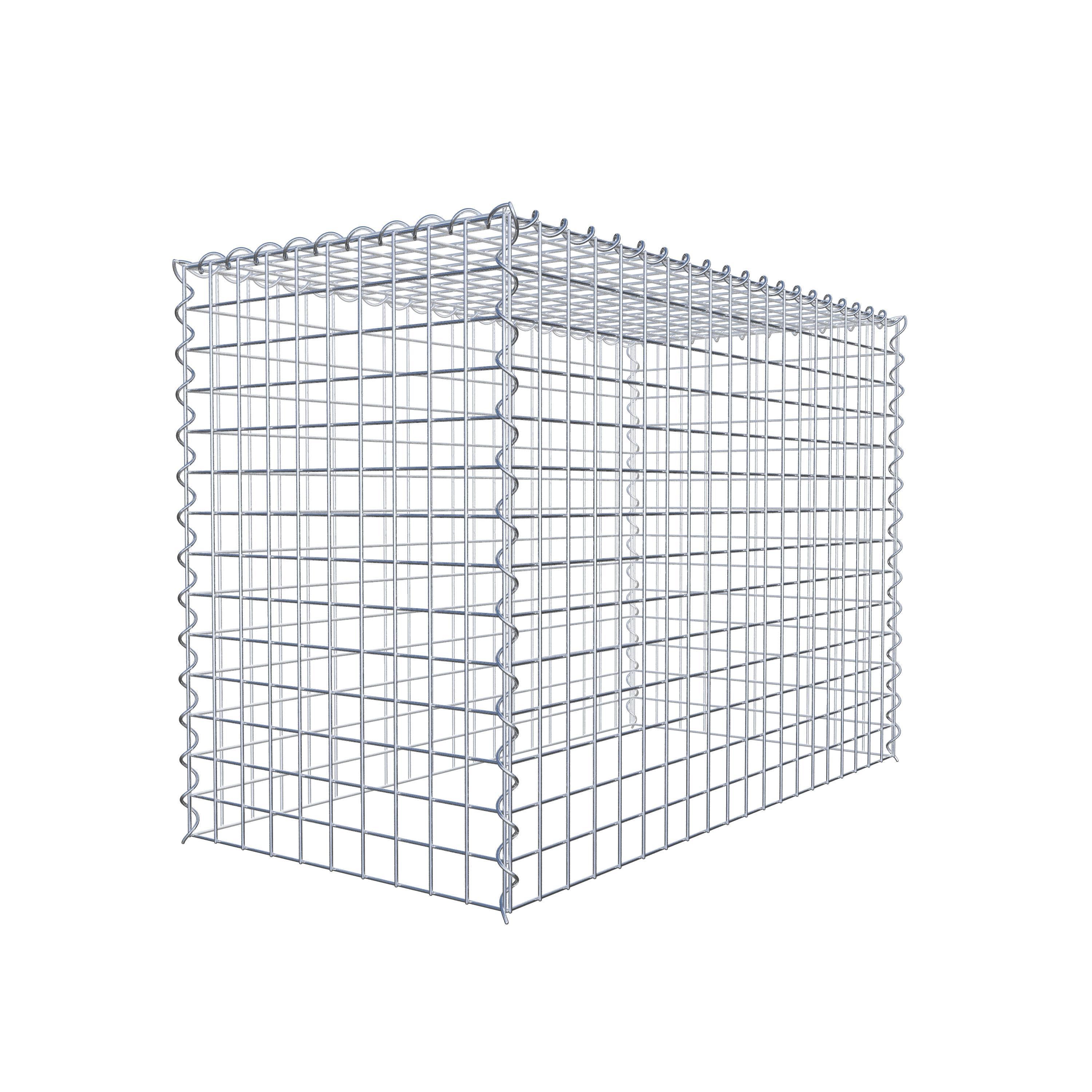 Gabião Tipo 3 100 cm x 70 cm x 50 cm (C x A x P), malhagem 5 cm x 5 cm, espiral