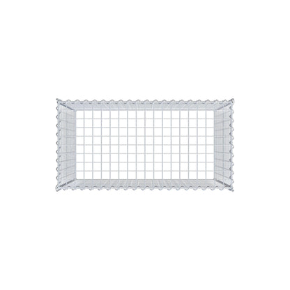 Gabion rapporté type 3 100 cm x 80 cm x 50 cm (L x H x P), mailles 5 cm x 5 cm, spirale