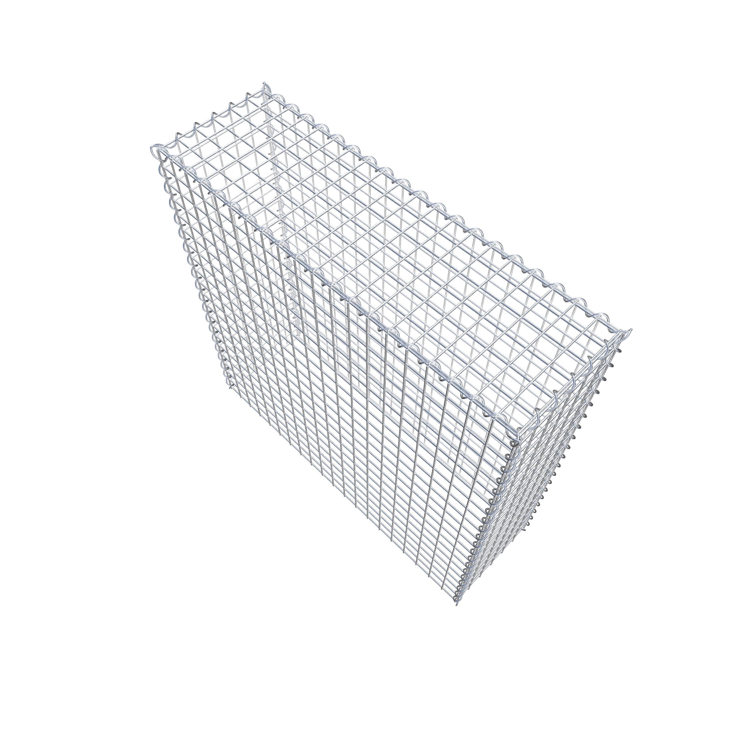 Gabião Tipo 3 100 cm x 100 cm x 30 cm (C x A x P), malhagem 5 cm x 5 cm, espiral