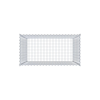 Gavión complementario tipo 3 100 cm x 100 cm x 50 cm (L x A x P), malla 5 cm x 5 cm, espiral