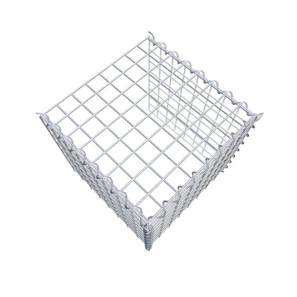 Add-on schanskorf type 4 40 cm x 40 cm x 40 cm (L x H x D), maaswijdte 5 cm x 5 cm, spiraalvormig
