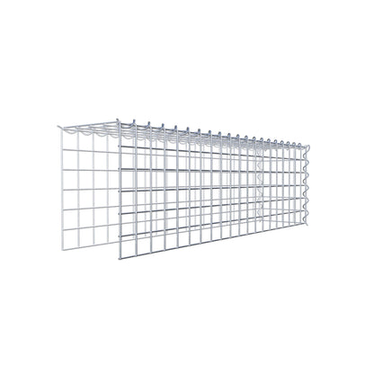 Gabião Tipo 4 100 cm x 30 cm x 20 cm (C x A x P), malhagem 5 cm x 5 cm, espiral