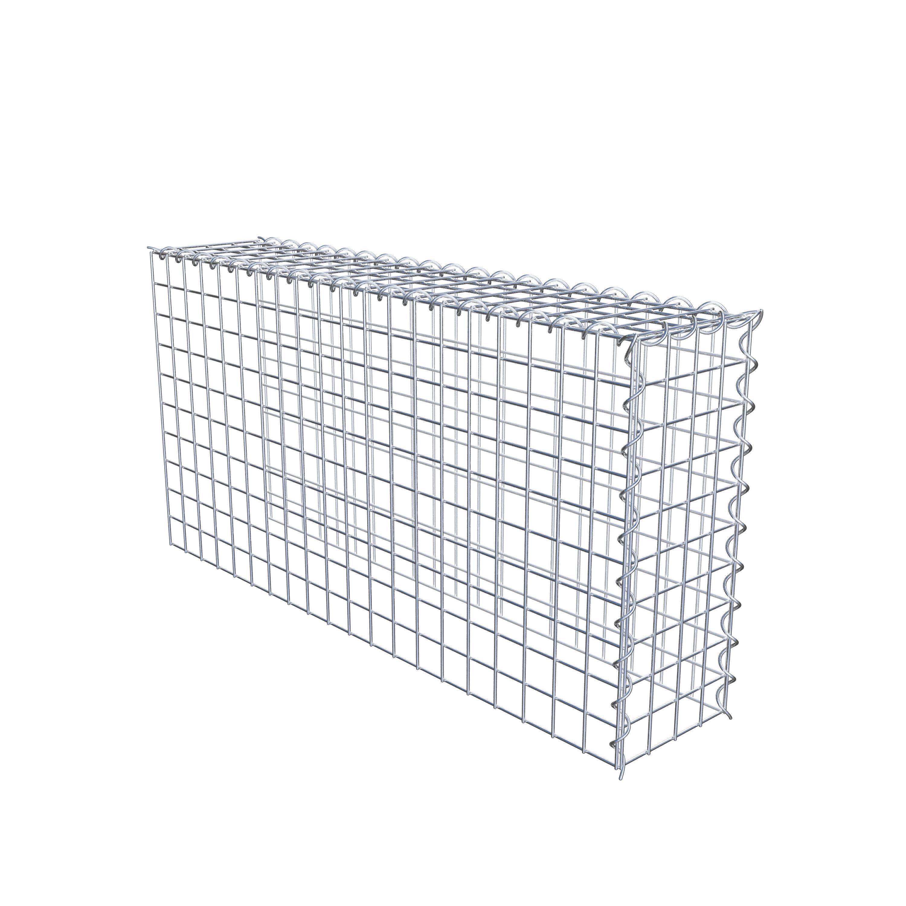 Add-on schanskorf type 4 100 cm x 50 cm x 20 cm (L x H x D), maaswijdte 5 cm x 5 cm, spiraalvormig