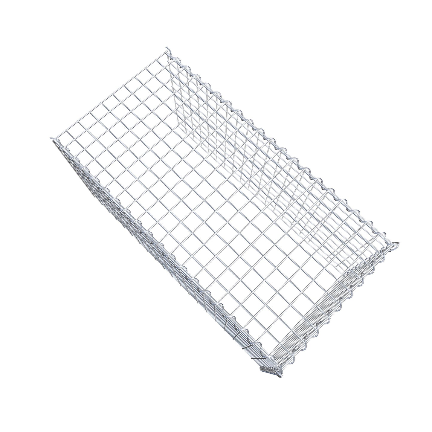 Grown-on gabion type 4 100 cm x 50 cm x 50 cm (L x H x D), mesh size 5 cm x 5 cm, spiral
