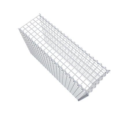 Gabbione aggiuntivo tipo 4 100 cm x 60 cm x 30 cm (L x H x P), dimensione maglia 5 cm x 5 cm, a spirale
