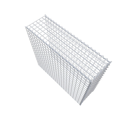 Opvokset gabion type 4 100 cm x 90 cm x 30 cm (L x H x D), maskestørrelse 5 cm x 5 cm, spiral