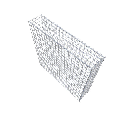 Gabião tipo 4 100 cm x 100 cm x 20 cm (C x A x P), malhagem 5 cm x 5 cm, espiral
