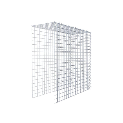 Gabião tipo 4 100 cm x 100 cm x 40 cm (C x A x P), malhagem 5 cm x 5 cm, espiral