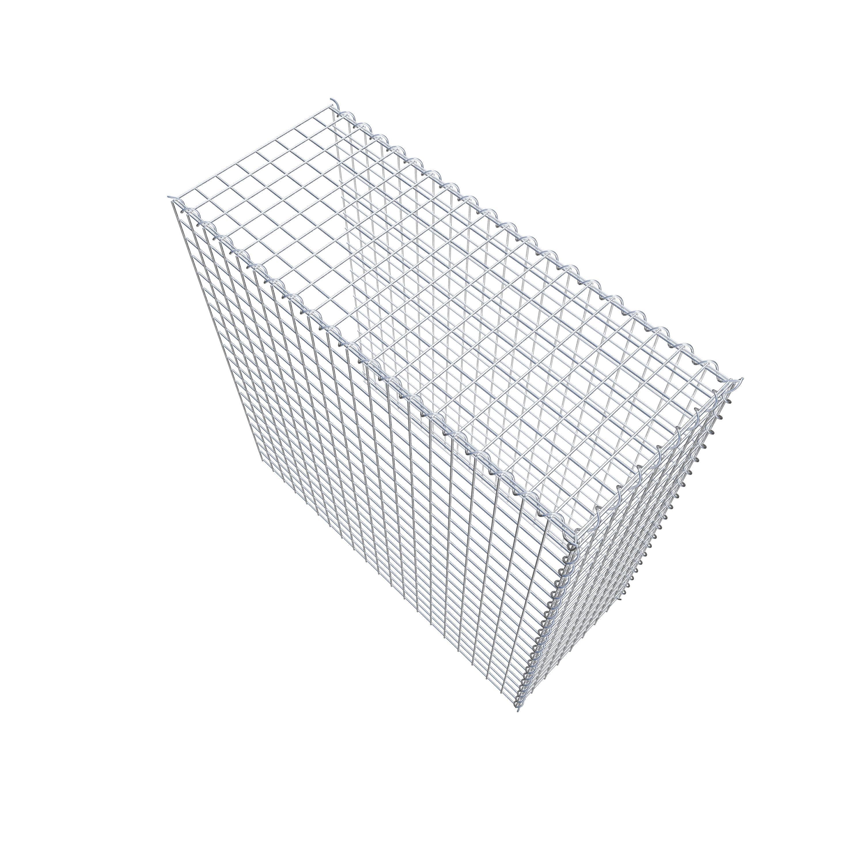 Add-on schanskorf type 4 100 cm x 100 cm x 40 cm (L x H x D), maaswijdte 5 cm x 5 cm, spiraalvormig