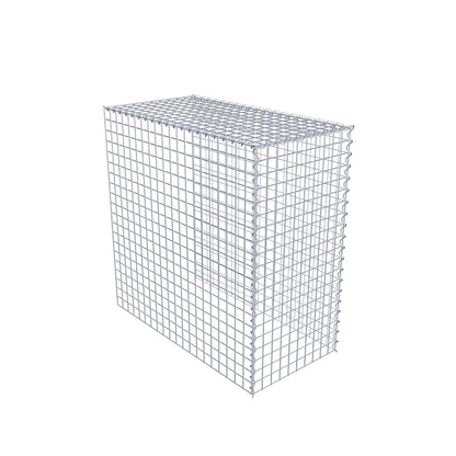 Gabião tipo 4 100 cm x 100 cm x 50 cm (C x A x P), malhagem 5 cm x 5 cm, espiral