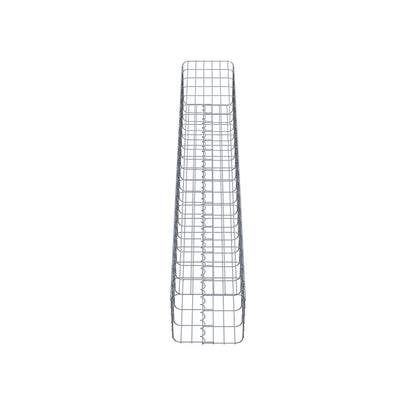 Gabion column square 32 cm x 32 cm, 200 cm high, MW 5 cm x 10 cm