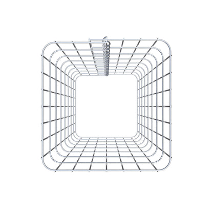 Colonna di gabbioni, angolare 37 cm x 37 cm, alta 80 cm, MW 5 cm x 10 cm