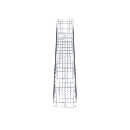 Gabion column square 37 cm x 37 cm, 230 cm height, MW 5 cm x 10 cm