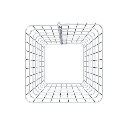 Columna de gaviones, angular 42 cm x 42 cm, 80 cm de altura, MW 5 cm x 10 cm