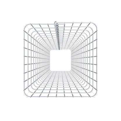 Gabionpelare vinkelformad 42 cm x 42 cm, 200 cm höjd, MW 5 cm x 10 cm