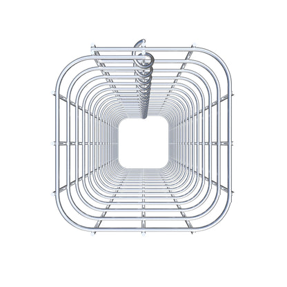 Schanskorfzuil vierkant 17 cm x 17 cm, 80 cm hoog, MW 5 cm x 5 cm