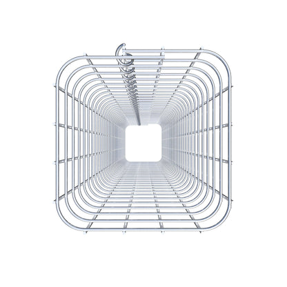 Colonne de gabion carrée 22 cm x 22 cm, 160 cm de hauteur, MW 5 cm x 5 cm