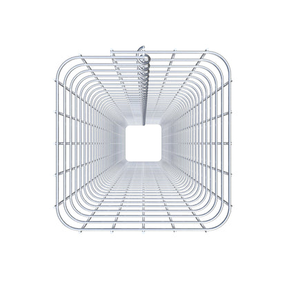 Schanskorfzuil hoekig 27 cm x 27 cm, 200 cm hoog, MW 5 cm x 5 cm