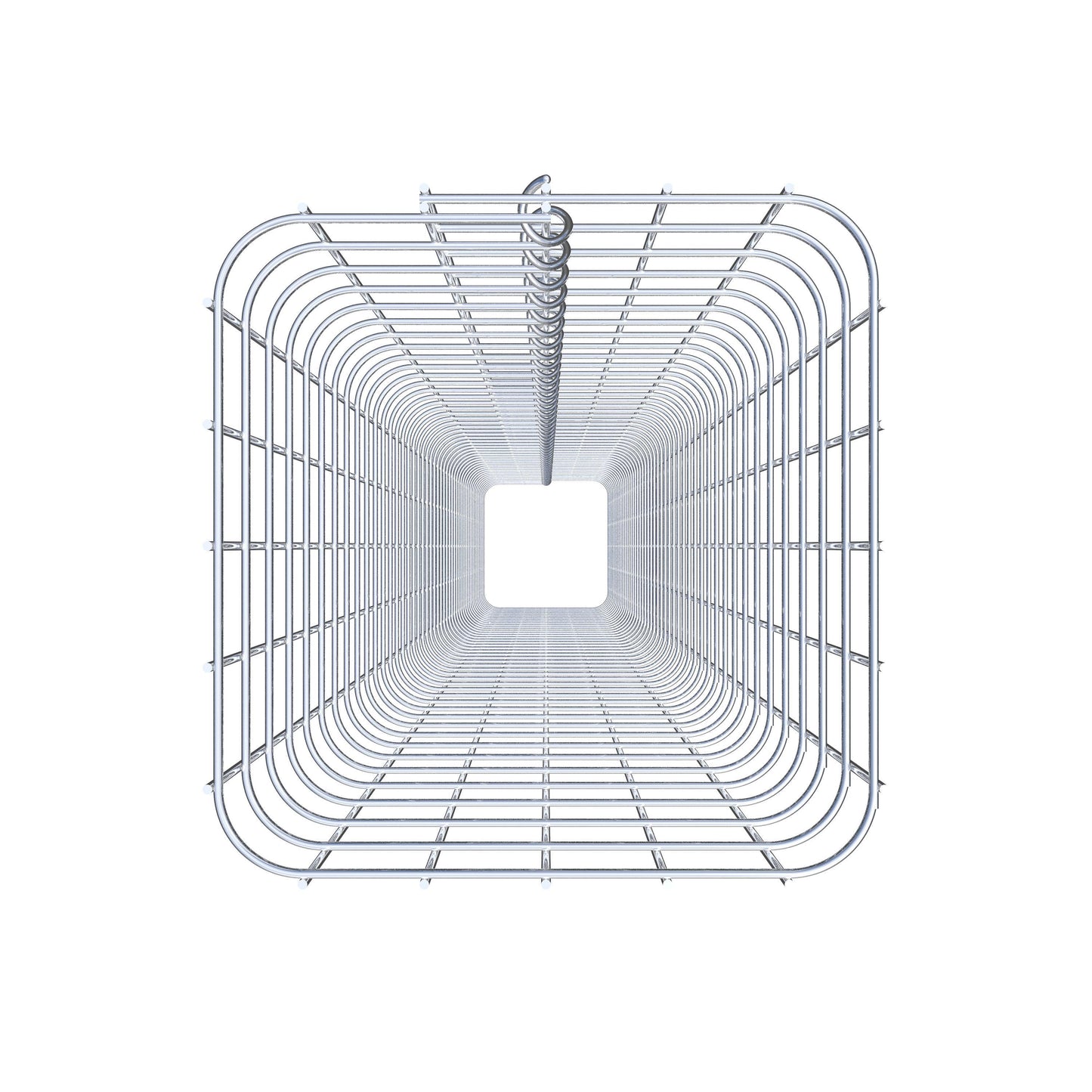 Gabion column square 27 cm x 27 cm, 230 cm high, MW 5 cm x 5 cm