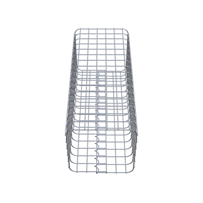 Colonne de gabion carrée 32 cm x 32 cm, hauteur 80 cm, MW 5 cm x 5 cm