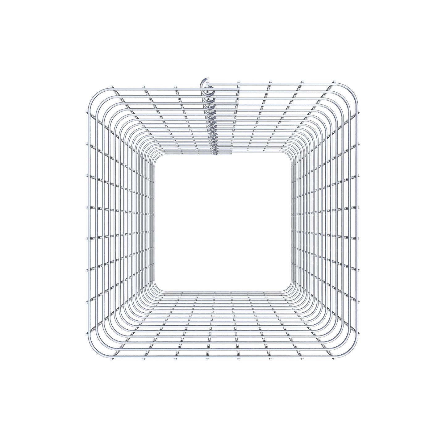 Gabionsøjle firkantet 42 cm x 42 cm, 80 cm højde, MW 5 cm x 5 cm