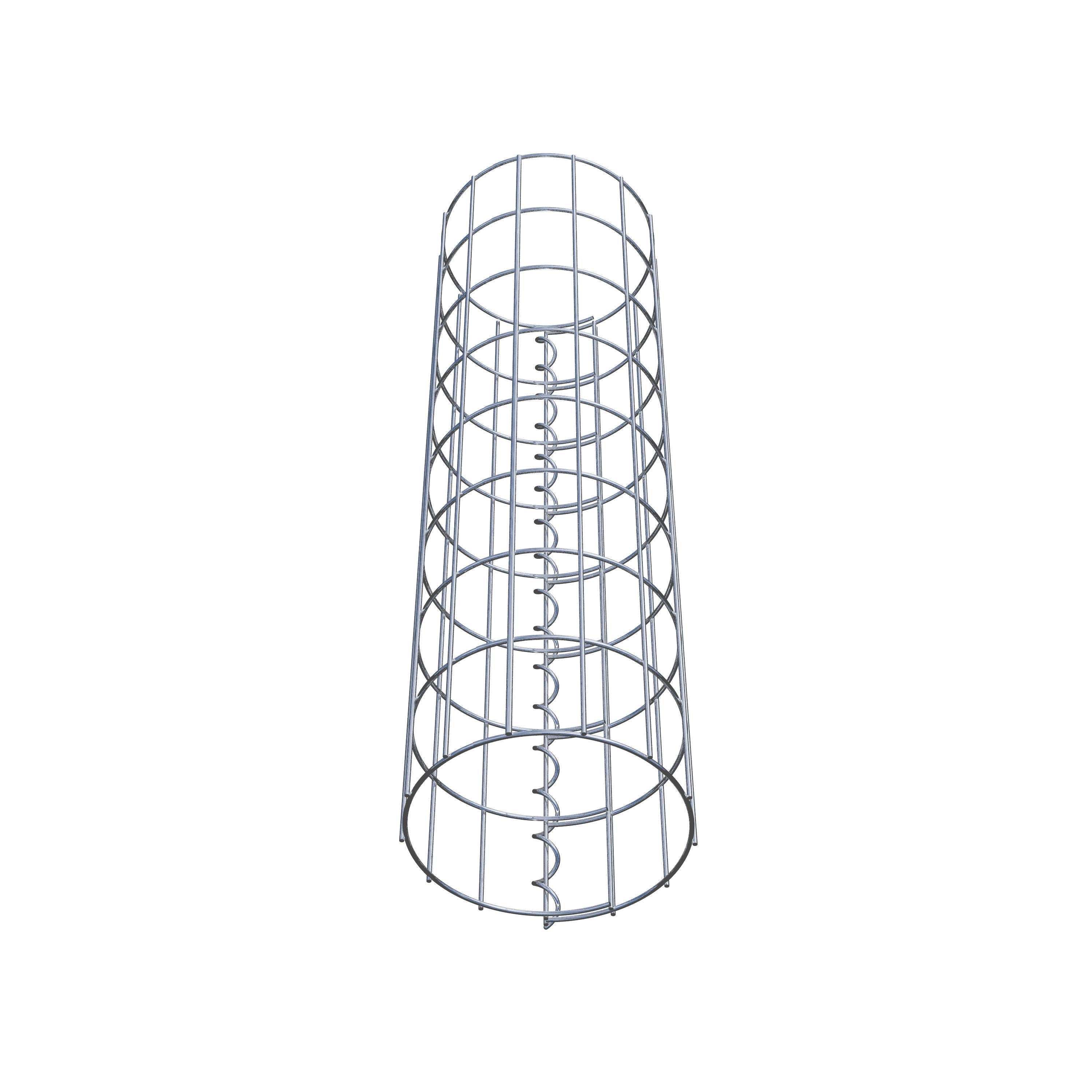 Gabionensäule Durchmesser 22 cm, MW 5 x 10 cm rund