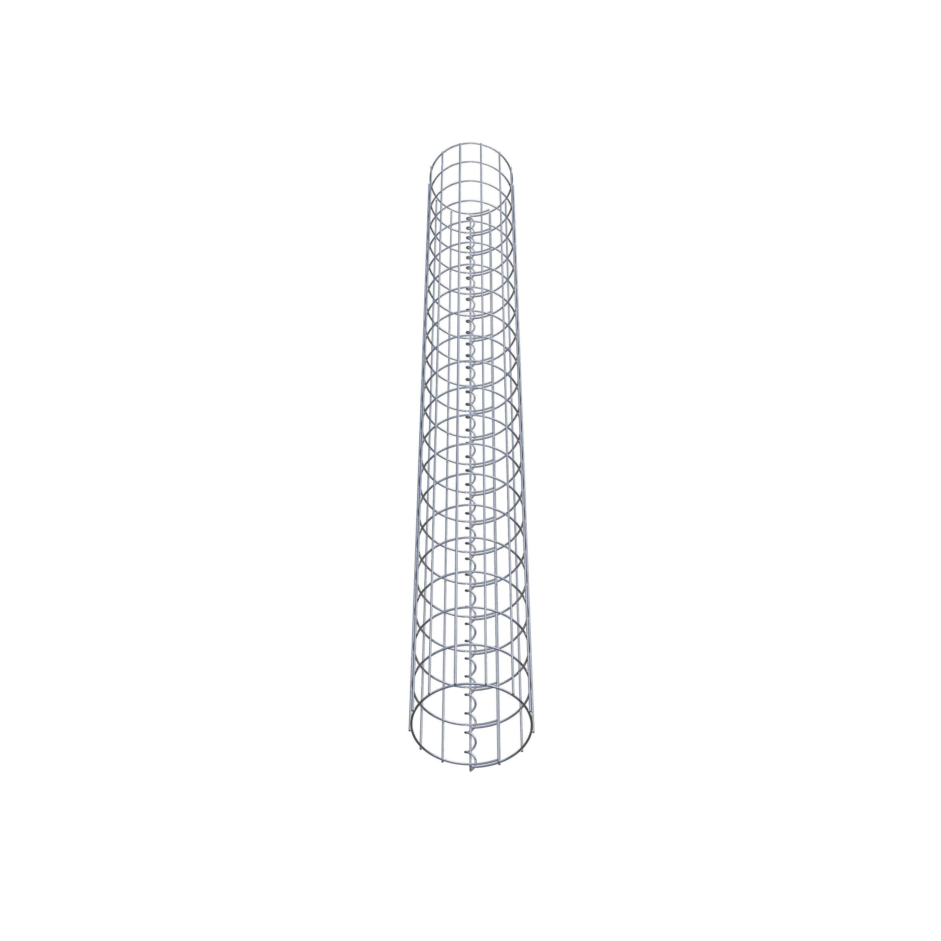 Gabionensäule Durchmesser 22 cm, MW 5 x 10 cm rund