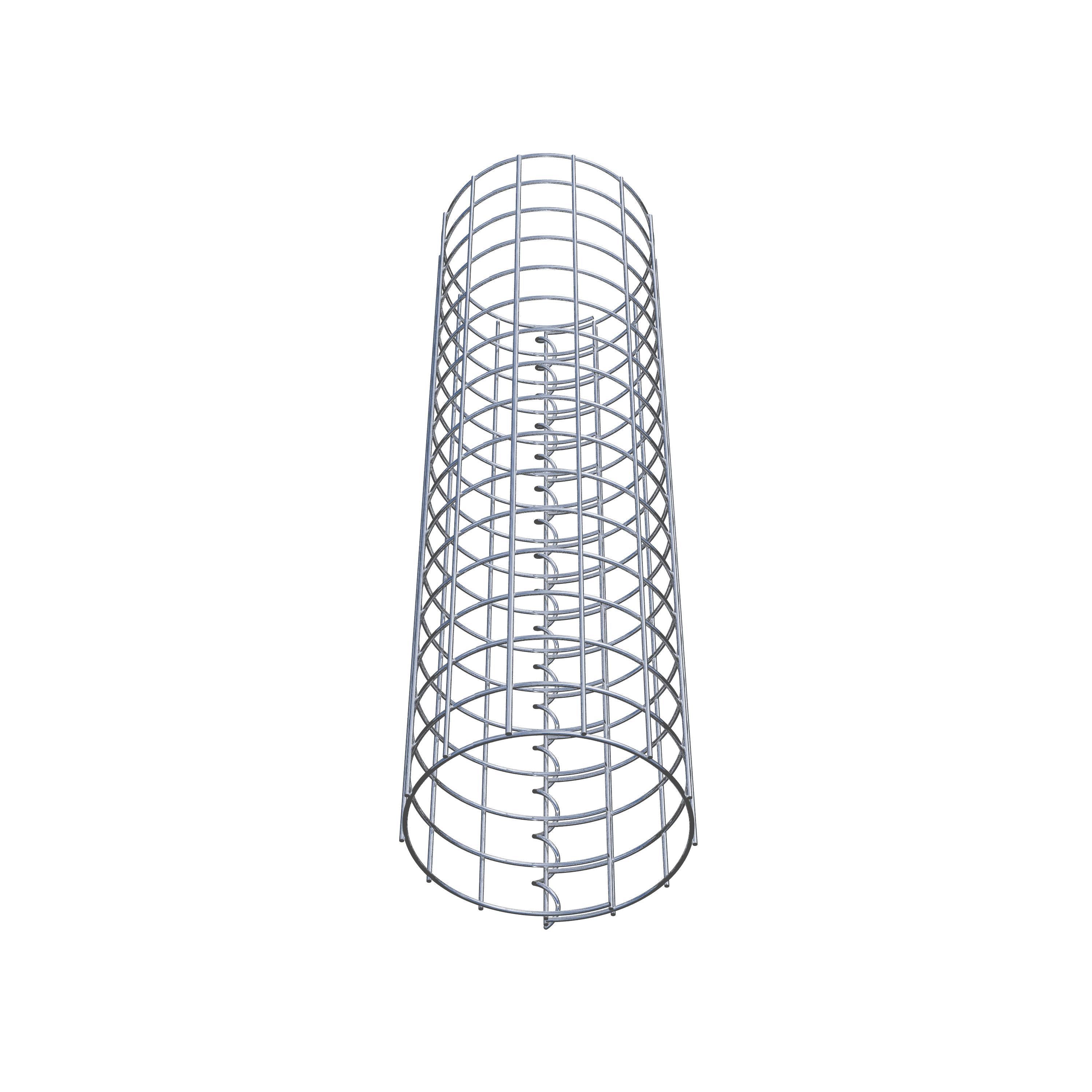 Gabionensäule rund 22 cm Durchmesser, 80 cm Höhe, Maschenweite 5 cm x 5 cm