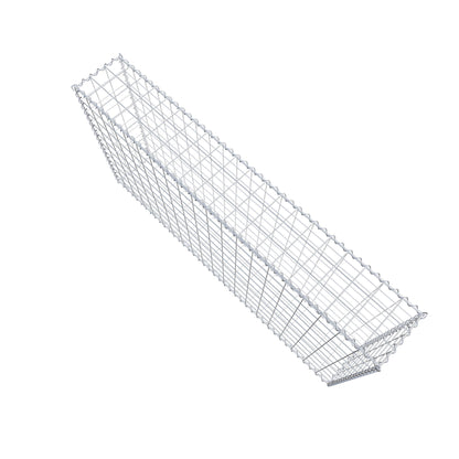 Gabion 200 cm x 100 cm x 30 cm (L x H x P), mailles 10 cm x 10 cm, spirale