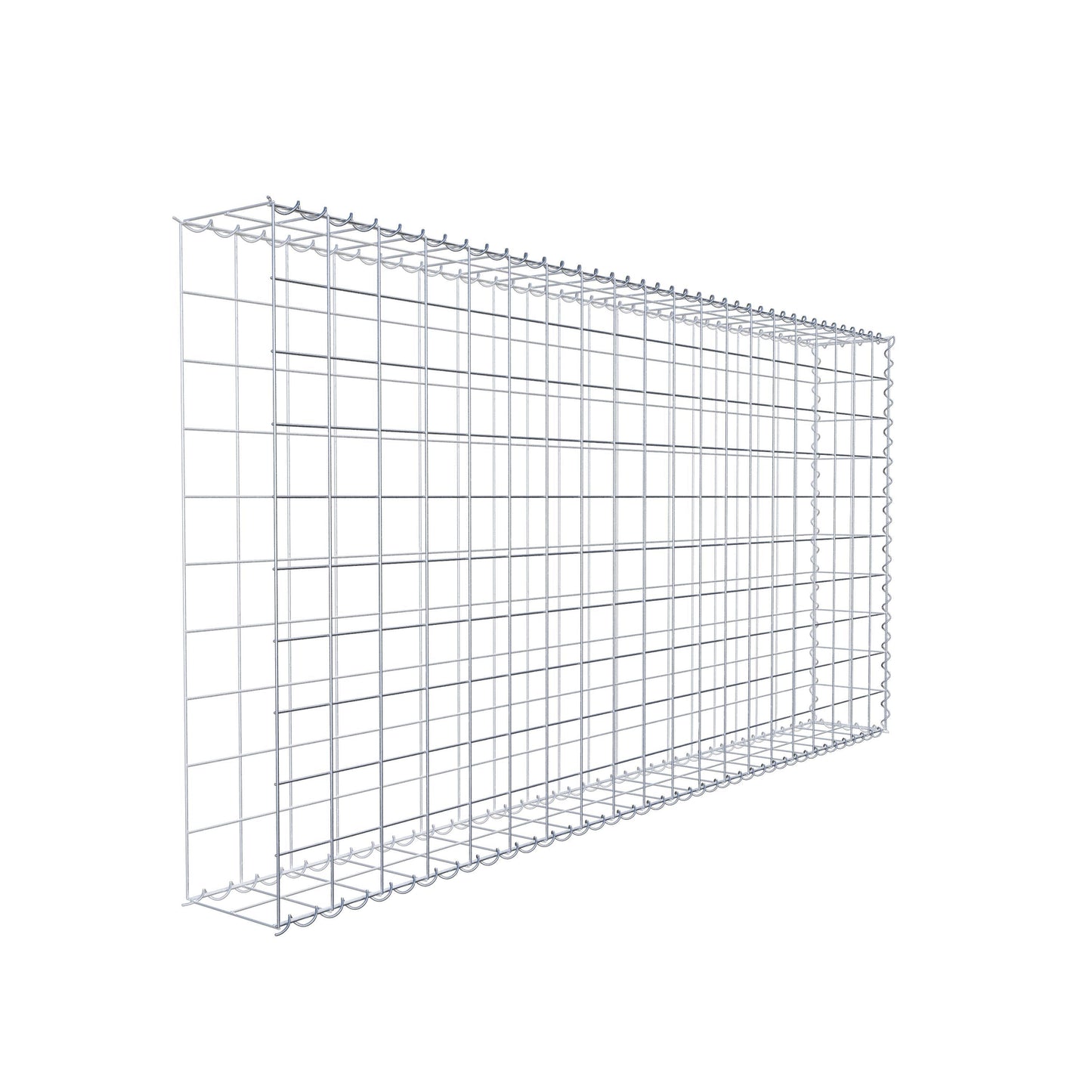 Grown-on gabion type 2 200 cm x 100 cm x 20 cm (L x H x D), mesh size 10 cm x 10 cm, spiral