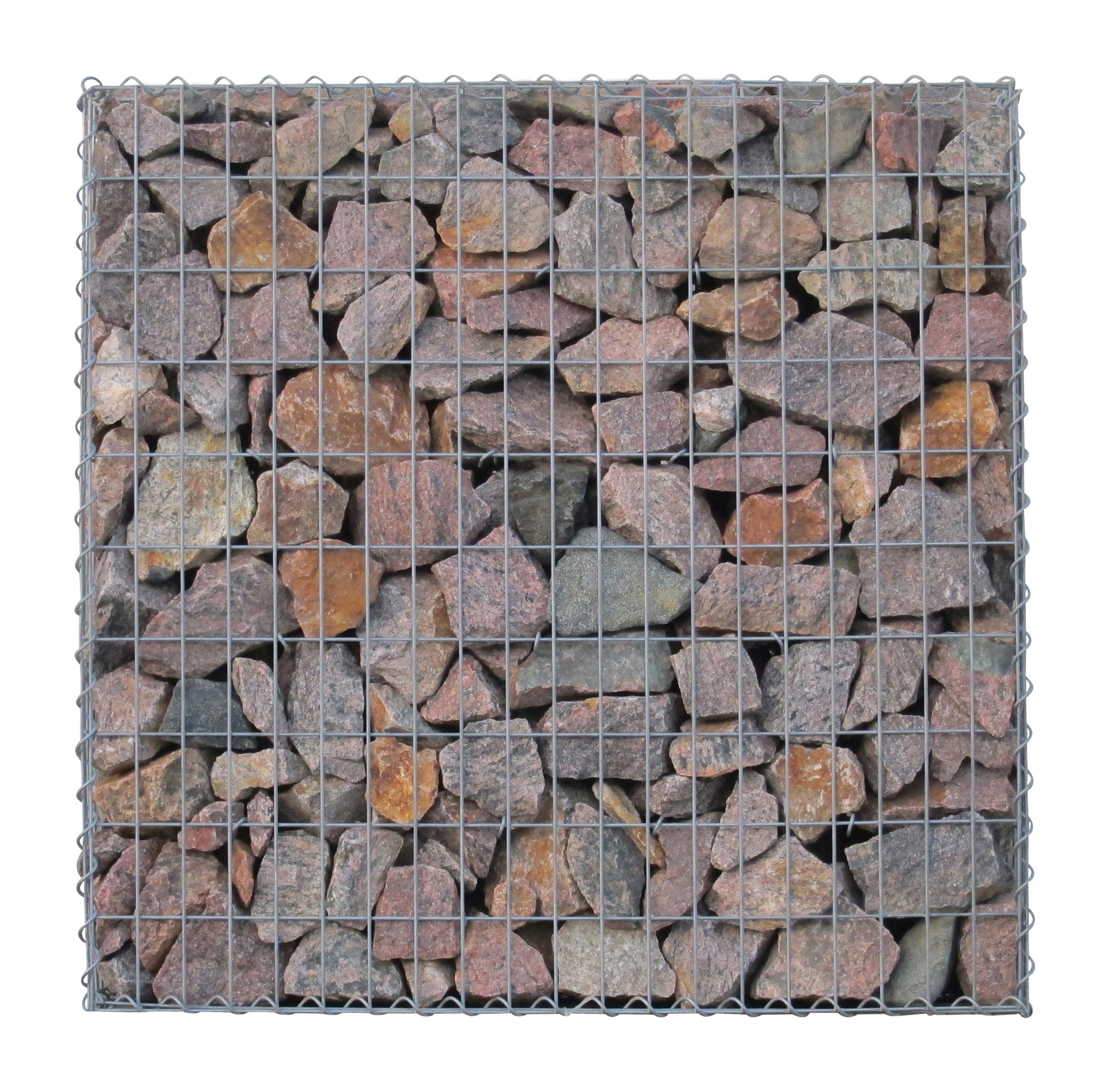 Schanskorf 100 cm x 100 cm x 30 cm (L x H x D), maaswijdte 5 cm x 10 cm, spiraal