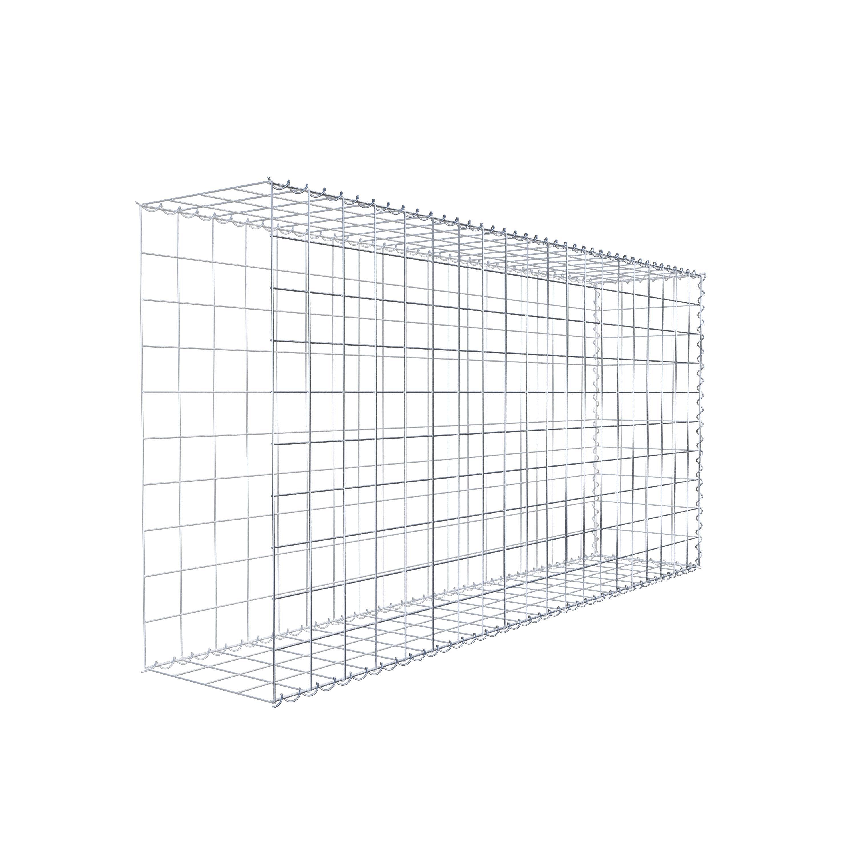 Gabion modulaire type 2 200 x 100 x 40 cm – Acier galvanisé – Montage par spirales