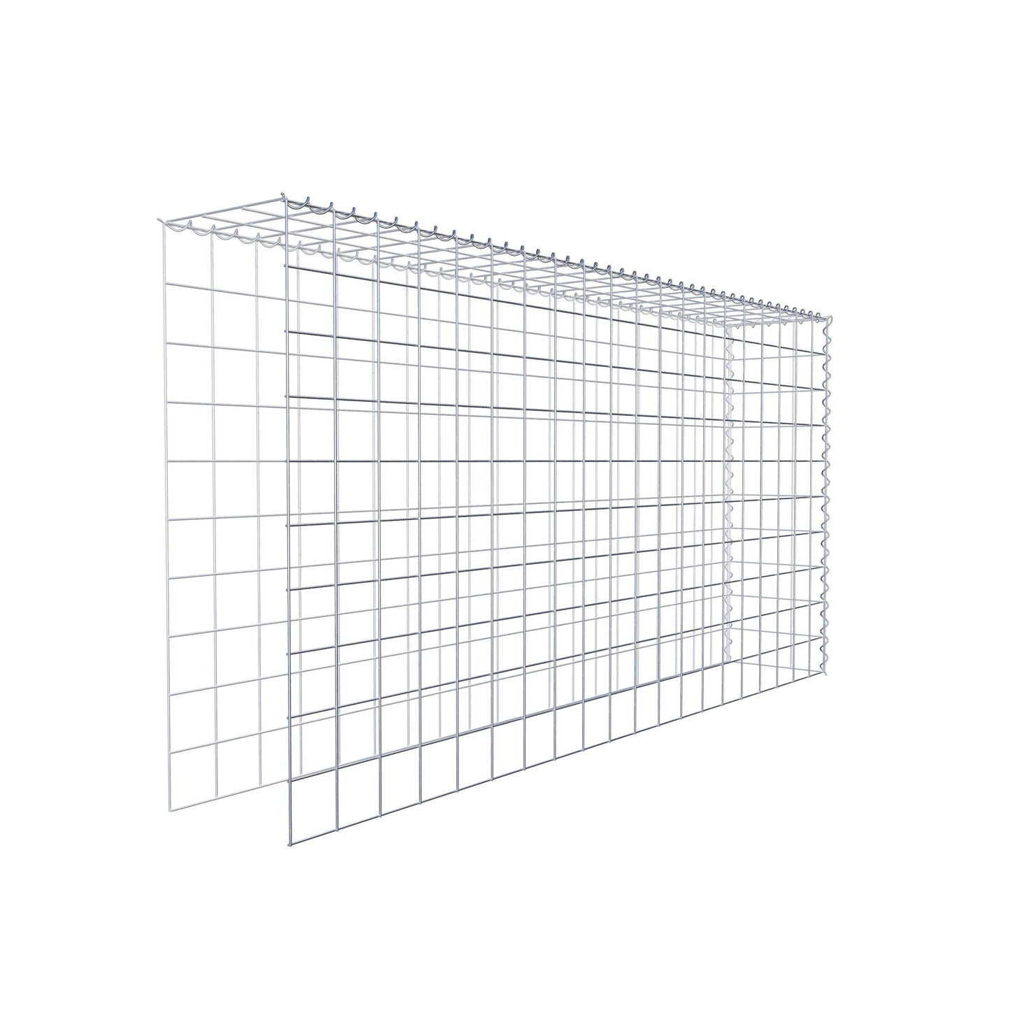 Add-on schanskorf type 4 200 cm x 100 cm x 30 cm (L x H x D), maaswijdte 10 cm x 10 cm, spiraal
