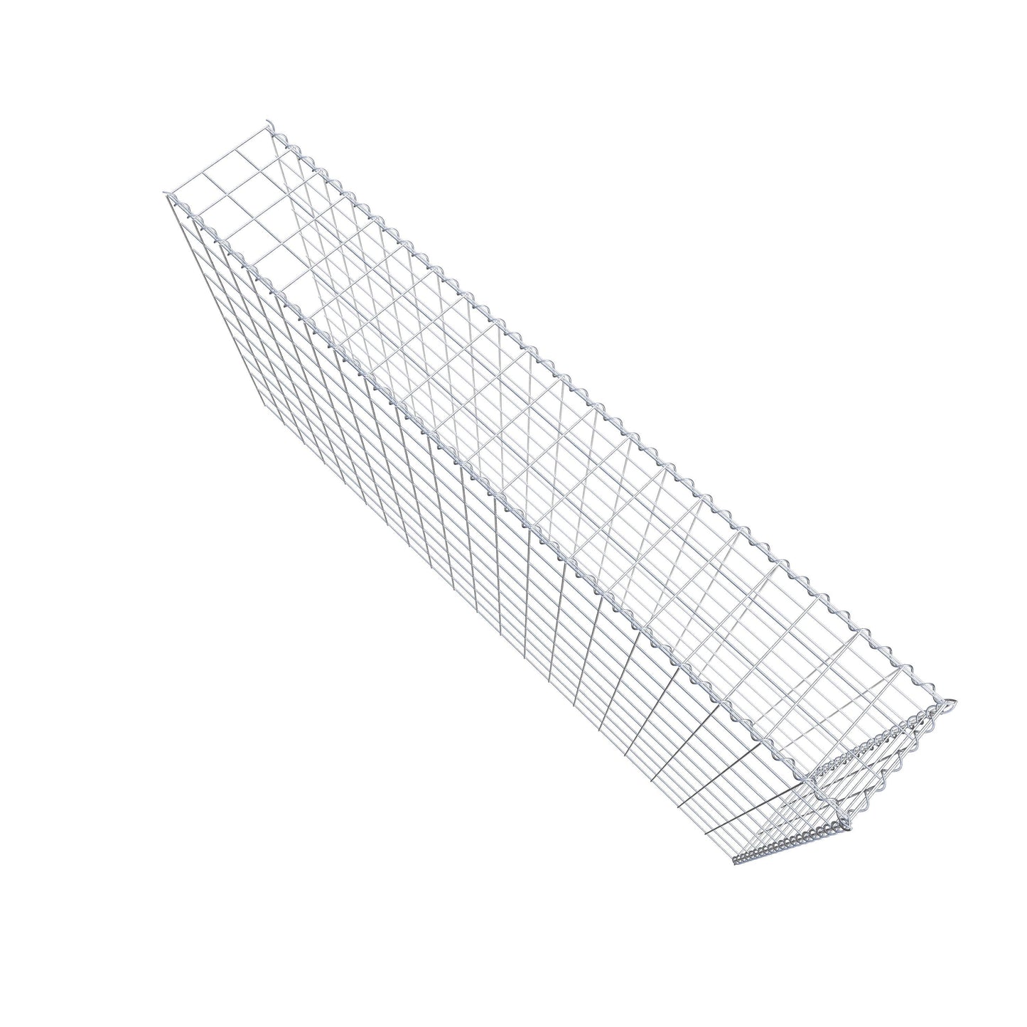 Add-on schanskorf type 4 200 cm x 100 cm x 30 cm (L x H x D), maaswijdte 10 cm x 10 cm, spiraal