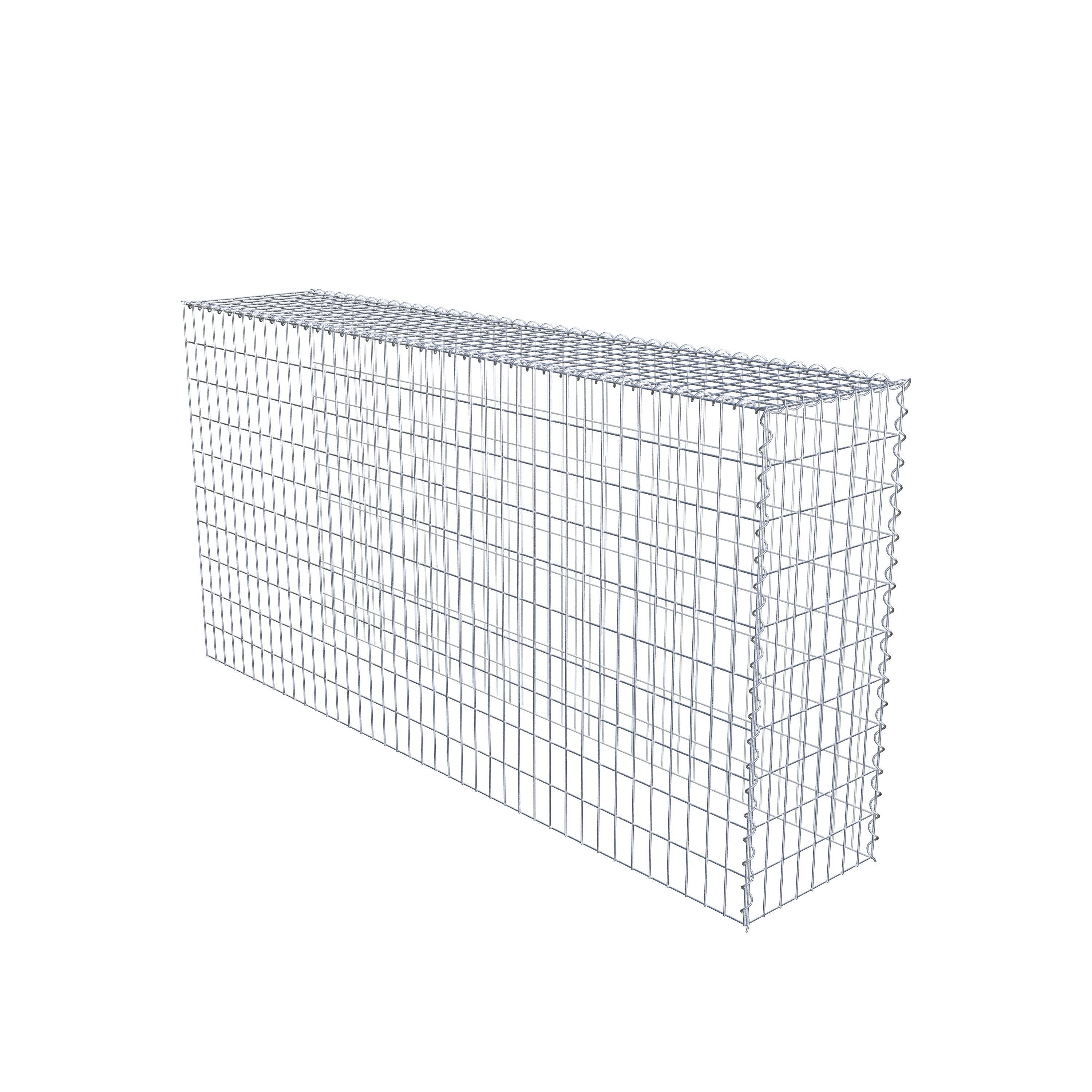 Add-on schanskorf type 4 200 cm x 100 cm x 40 cm (L x H x D), maaswijdte 5 cm x 10 cm, spiraalvormig