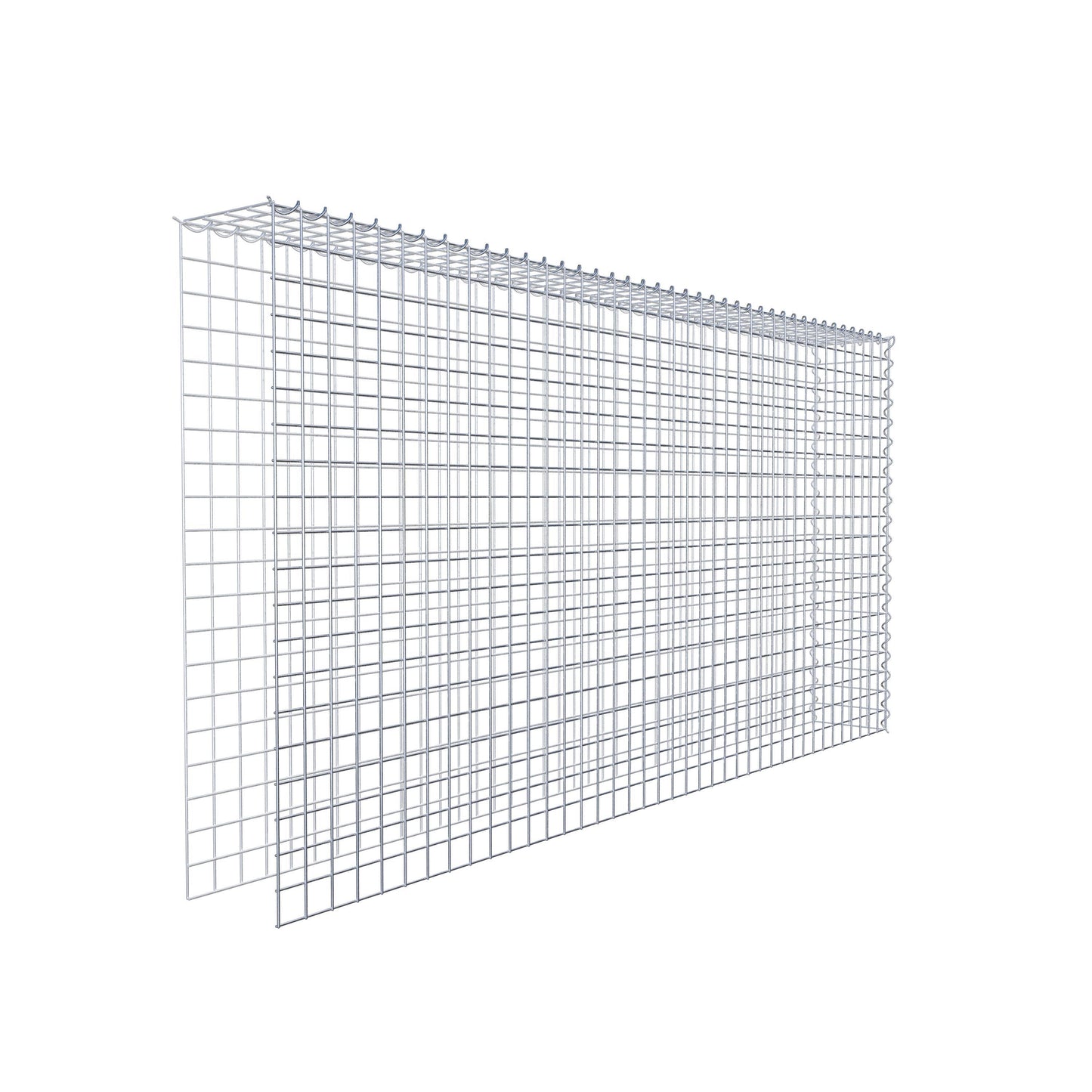 Extra gabion typ 4 200 cm x 100 cm x 20 cm (L x H x D), maskstorlek 5 cm x 5 cm, spiral