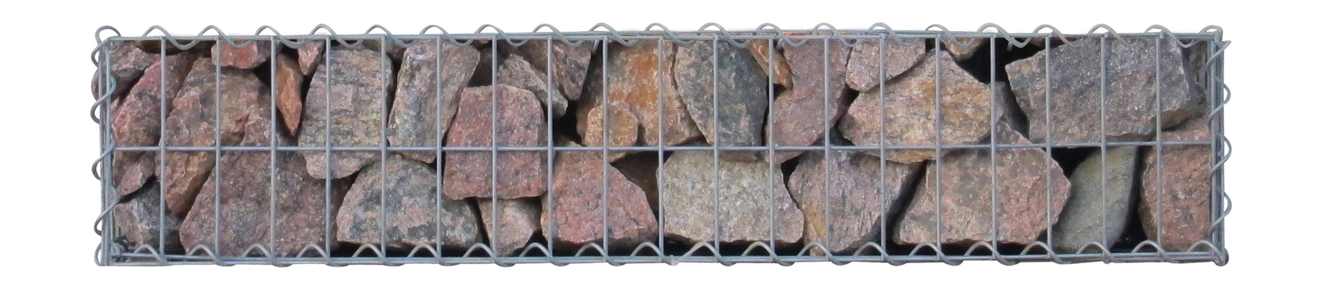 Gabion 100 cm x 20 cm x 30 cm (L x H x P), mailles 5 cm x 10 cm, spirale