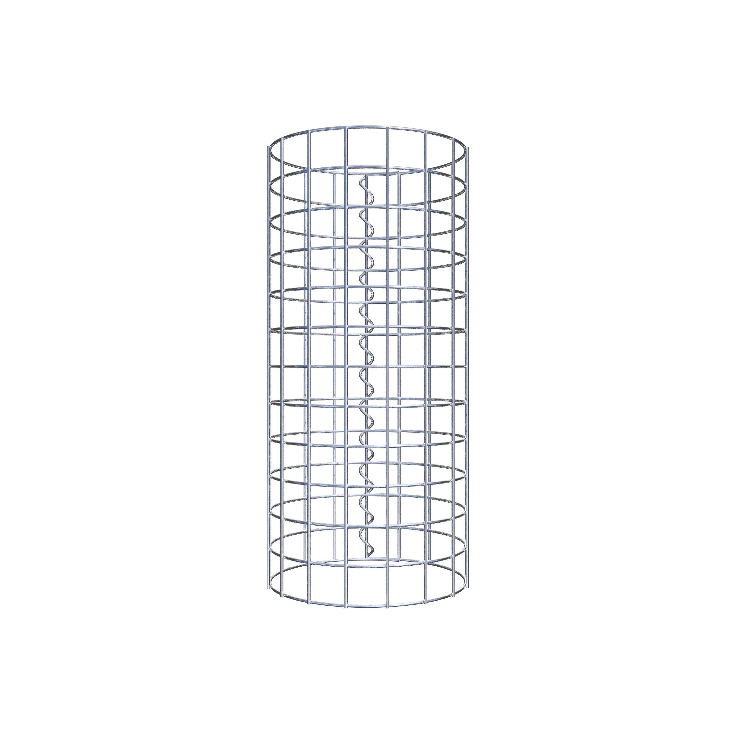 Coluna de gabião diâmetro 27 cm MW 5 x 5 cm redondo