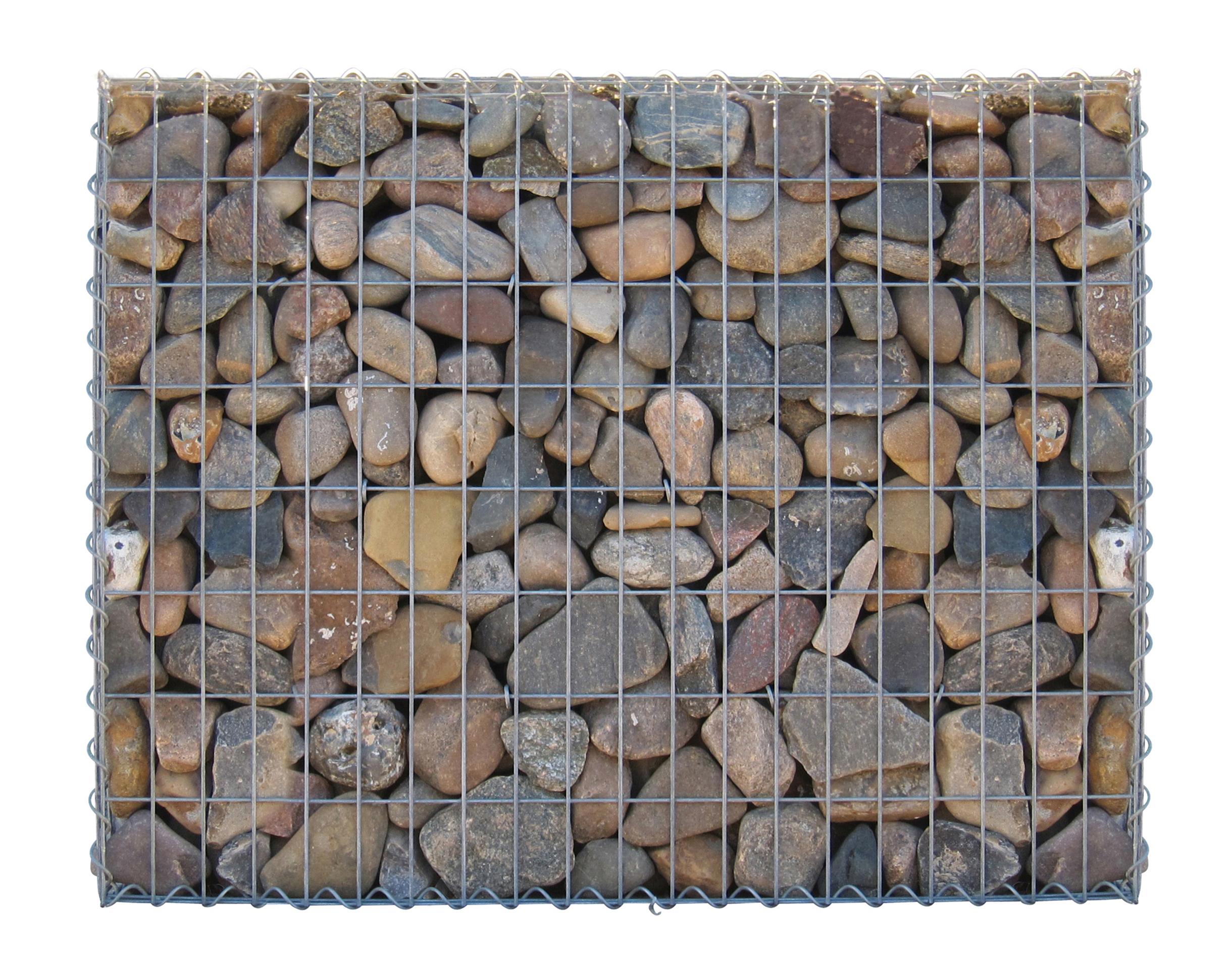 Gabion 100 cm x 80 cm x 30 cm (L x H x D), maskstorlek 5 cm x 10 cm, spiral