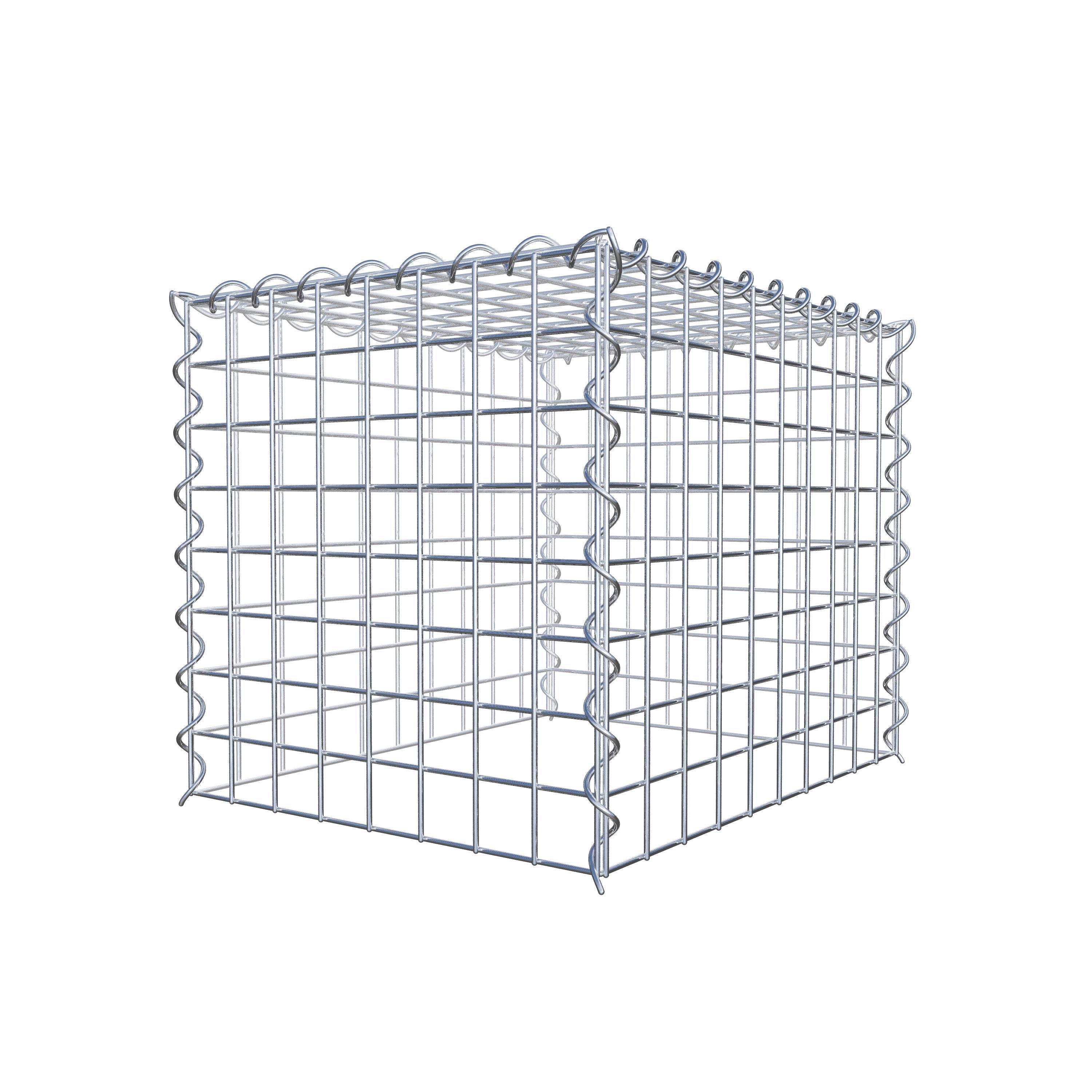 Gabião tipo 3 50 cm x 40 cm x 40 cm (C x A x P), malhagem 5 cm x 5 cm, espiral