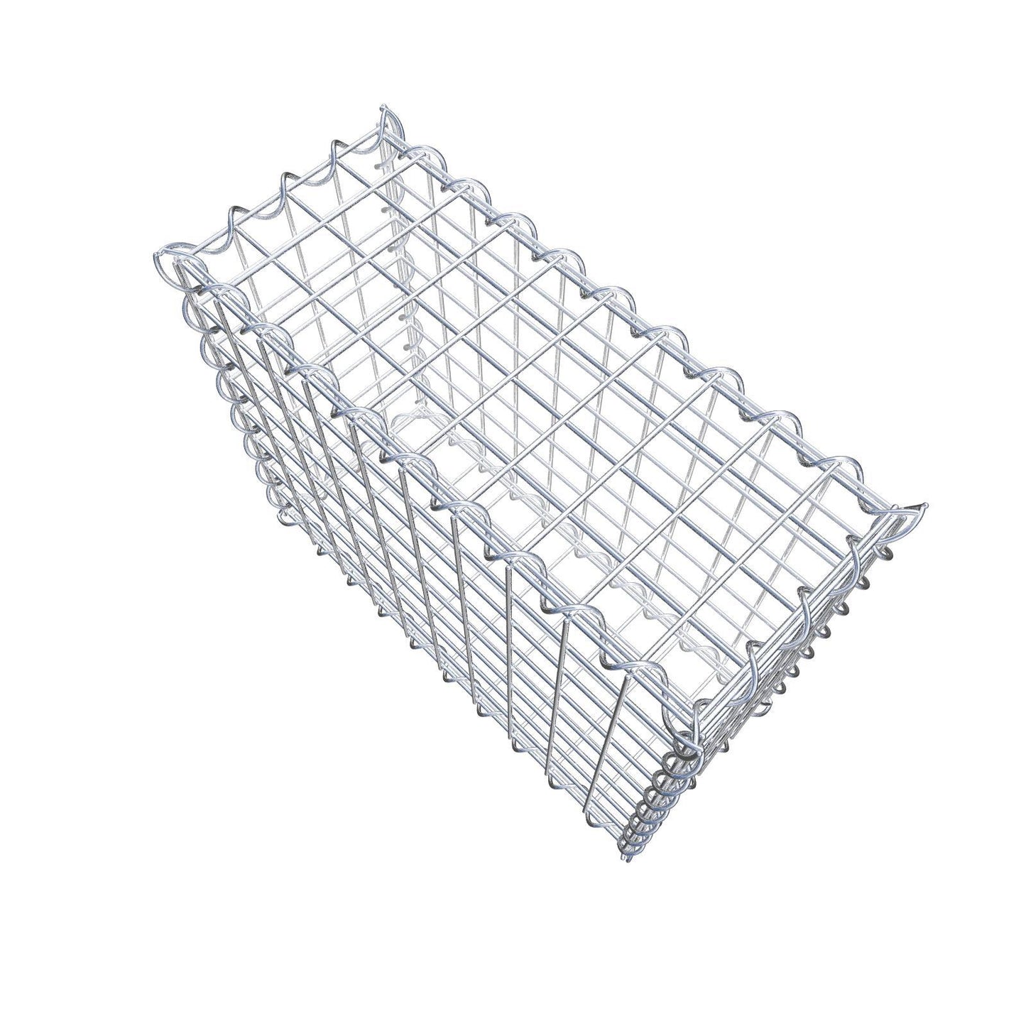 Gabion 50 cm x 40 cm x 20 cm (L x H x D), mesh size 5 cm x 5 cm, spiral
