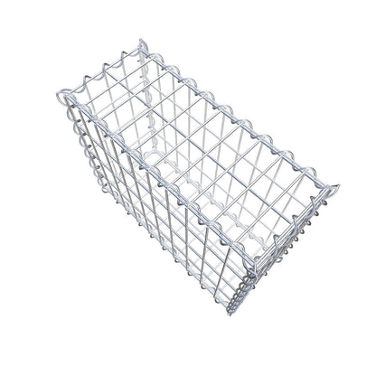 Gabion 50 cm x 40 cm x 20 cm (L x H x D), maskstorlek 5 cm x 10 cm, spiral