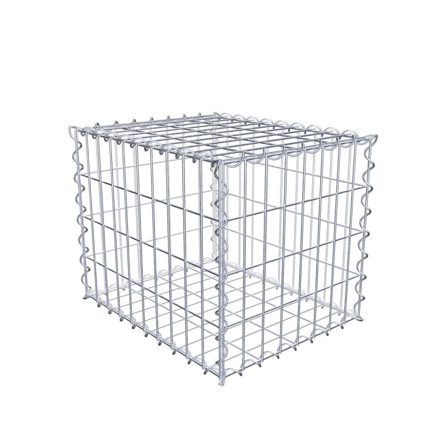 Gabion 50 cm x 40 cm x 40 cm (L x H x D), maskstorlek 5 cm x 10 cm, spiral