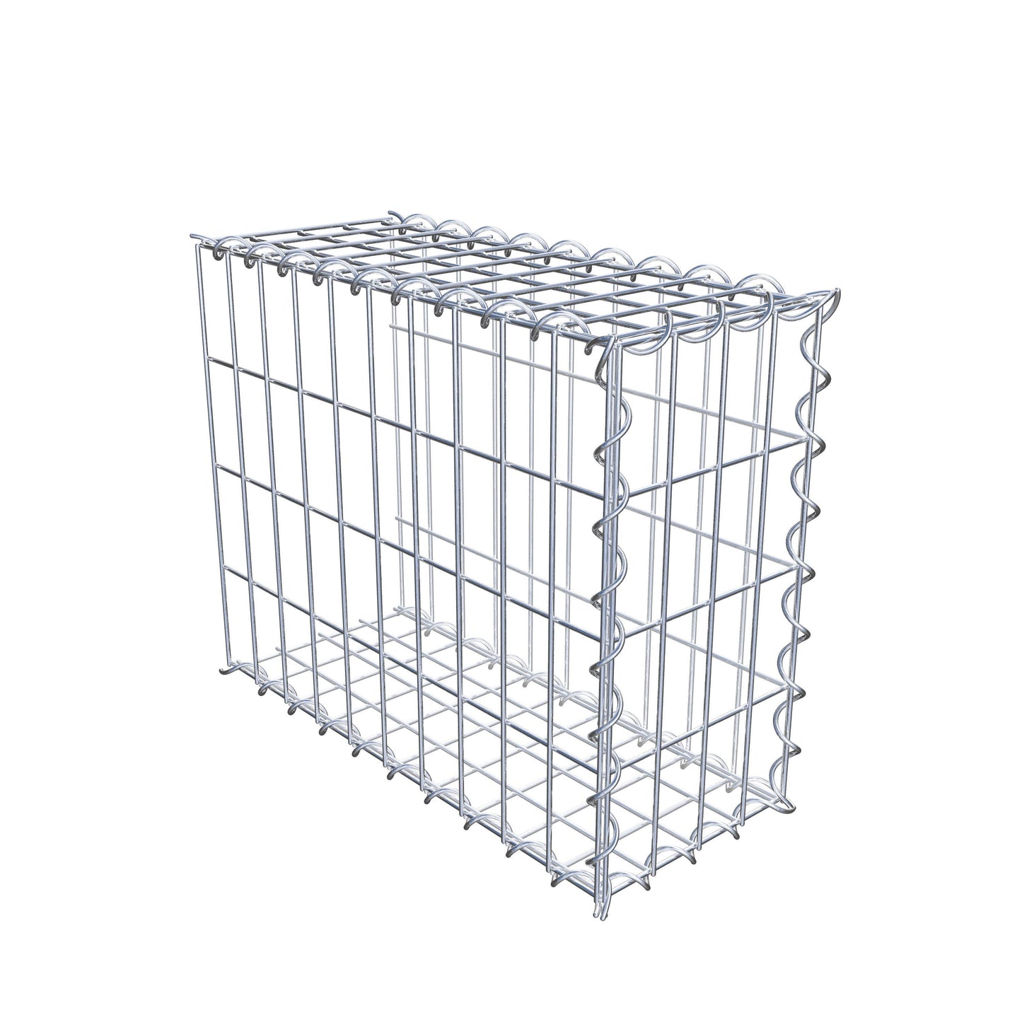 Grown-on gabion type 2 50 cm x 40 cm x 20 cm (L x H x D), mesh size 5 cm x 10 cm, spiral