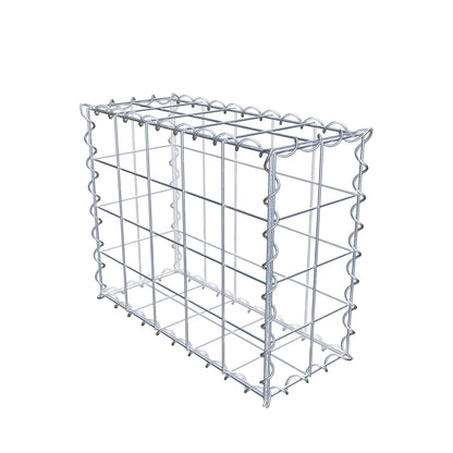 Gabion 50 cm x 40 cm x 20 cm (L x H x D), maskstorlek 10 cm x 10 cm, spiral