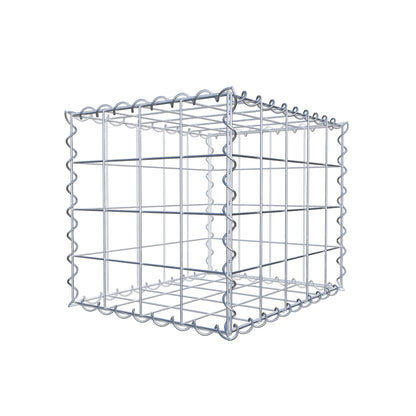 Gabion 50 cm x 40 cm x 40 cm (L x H x P), mailles 10 cm x 10 cm, spirale
