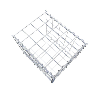 Gavión adicional tipo 2 50 cm x 40 cm x 40 cm (L x A x P), malla 10 cm x 10 cm, en espiral