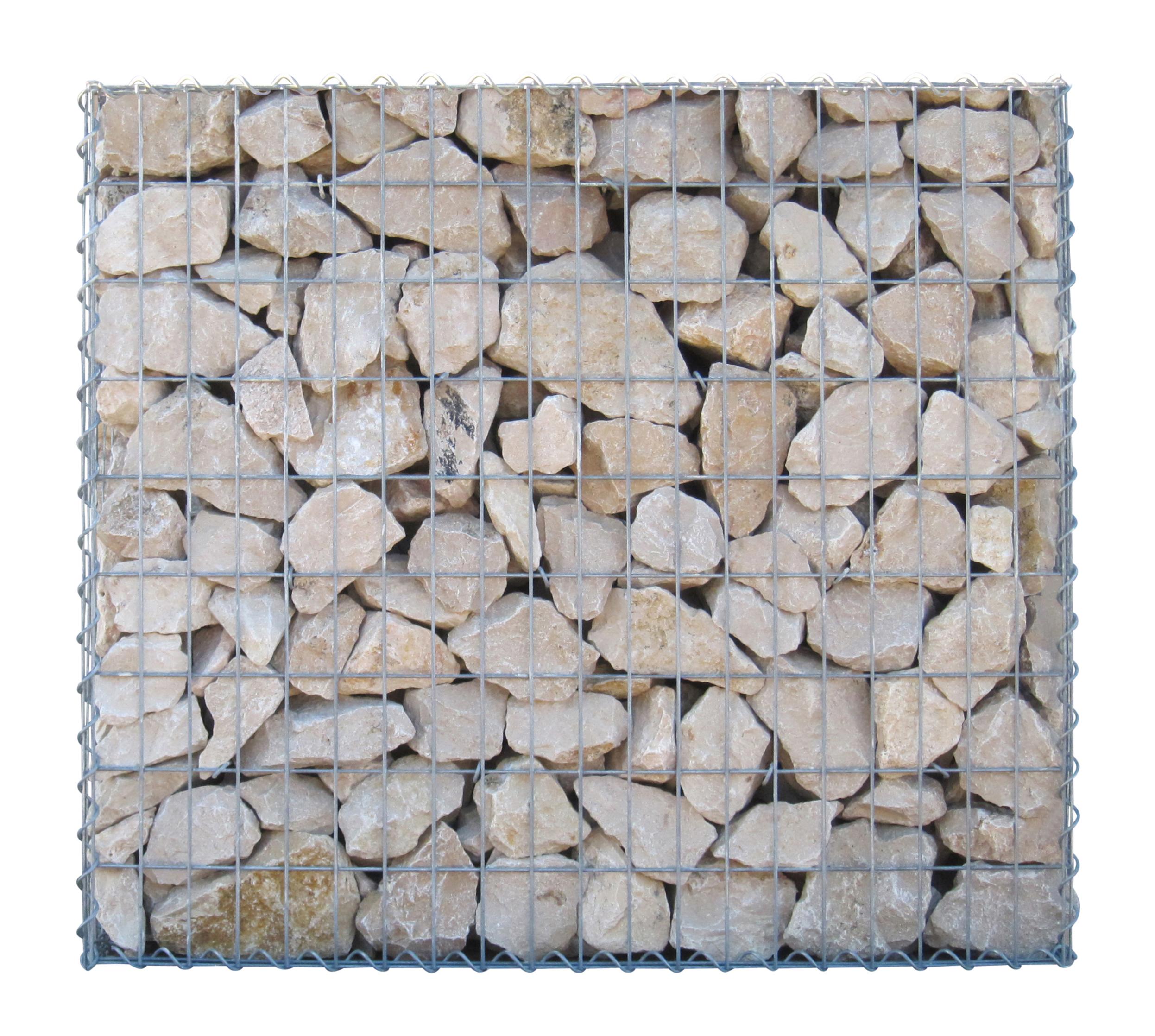 Gabion 100 cm x 90 cm x 30 cm (L x H x D), maskestørrelse 5 cm x 10 cm, spiral