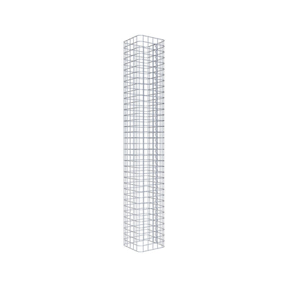 Schanskorfzuil 27 x 27 cm MW 5 x 5 cm vierkant