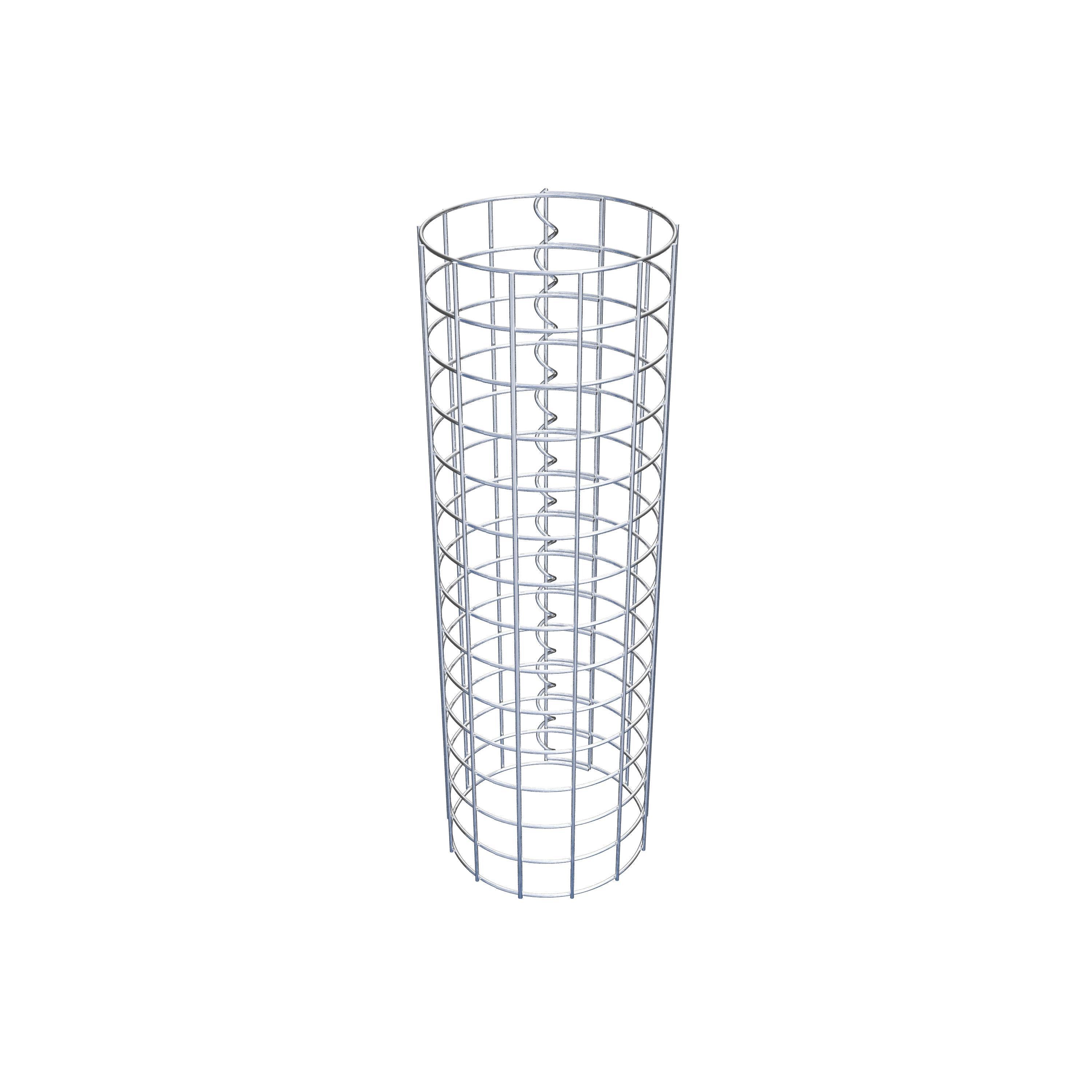 Coluna de gabião diâmetro 22 cm MW 5 x 5 cm redondo